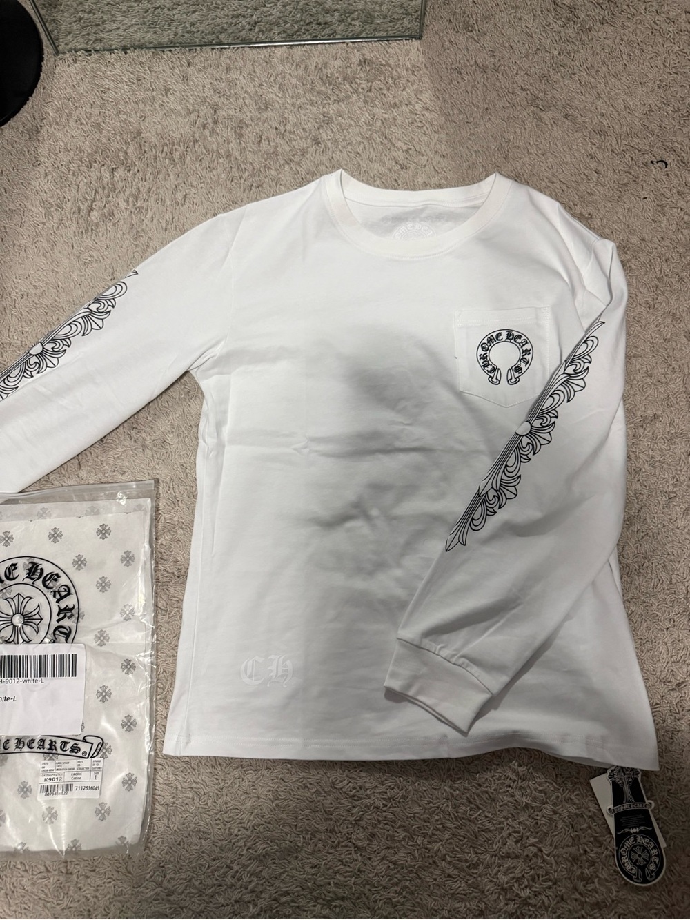 Long Sleeve Chrome Hearts